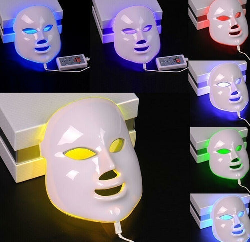 GlowShield 7-Color LED Face Mask
